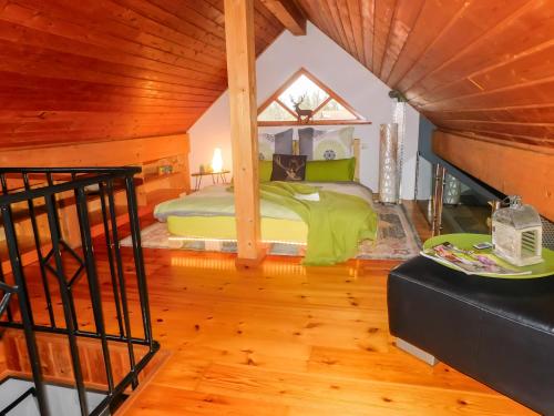 Postel nebo postele na pokoji v ubytování Ferienwohnung Sommer