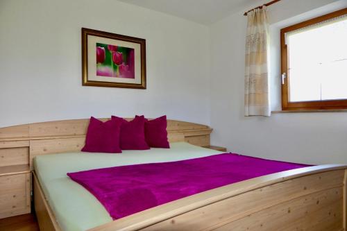 Llit o llits en una habitació de Spinnerlehen