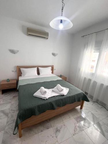 Katil atau katil-katil dalam bilik di Aeria old port apartment 1