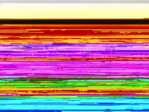 un écran d'ordinateur avec des couleurs arc-en-ciel dessus dans l'établissement Apartment Villa Cartouche by Interhome, au Grau-du-Roi