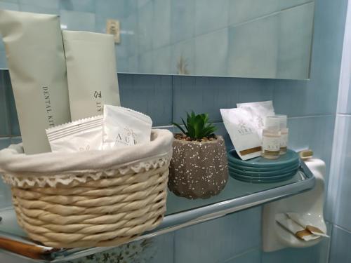 Ένα μπάνιο στο il giardino di Sofia Charm and Comfort Apartment