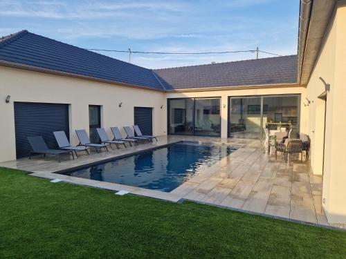 Maison plain-pied pour 8 personnes