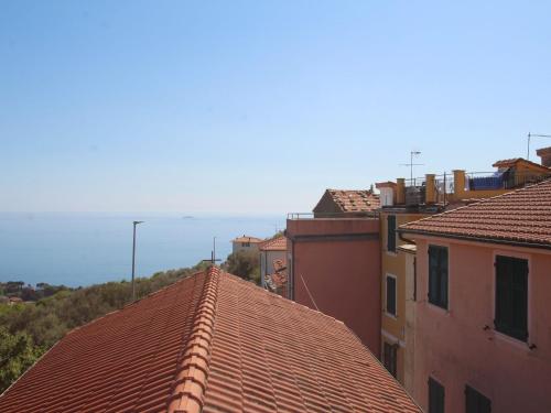a view of roofs of buildings in a city at Holiday Home Casale by Interhome in Moneglia