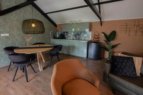 Ruang duduk di B&B Skitter-Rent