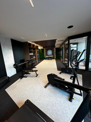 Fitness centrum a/nebo fitness zařízení v ubytování ViP PRATUM
