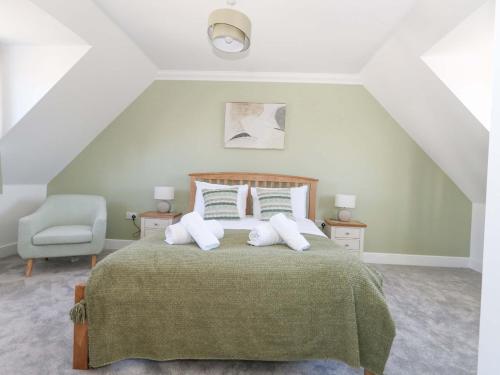 Voodi või voodid majutusasutuse Plain Sailing toas