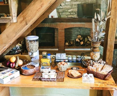 Comida en el bed and breakfast o alrededores