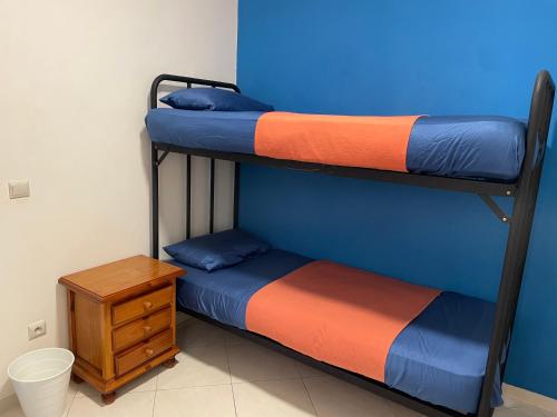 Postel nebo postele na pokoji v ubytování Martil apartment Fadaat Asaada