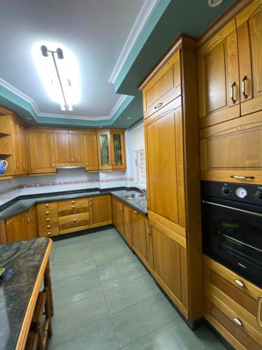 Dapur atau dapur kecil di Apartamento en Pola de Siero