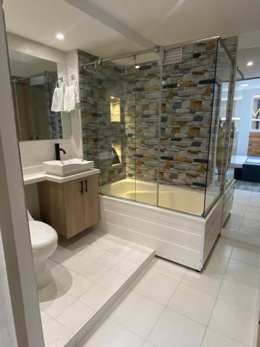 Koupelna v ubytování Apartamento en Villeta-Cundinamarca