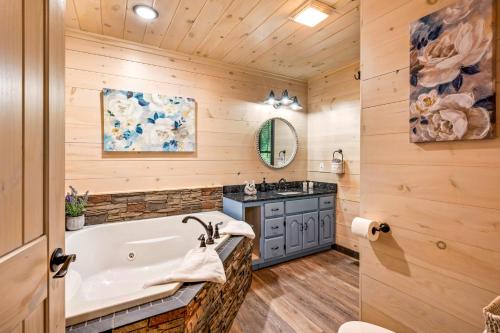 Lil Cabin in the Cove! MTN views, theater, hot tub, games, king beds, Prime Location! photo 29