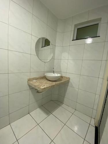 Ein Badezimmer in der Unterkunft Pousada Espaco Verde