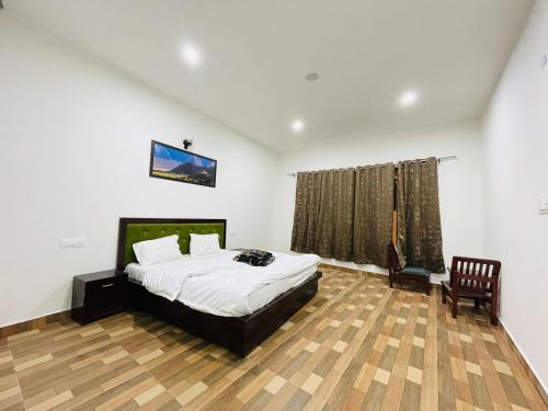 Katil atau katil-katil dalam bilik di lawang residency ladakh