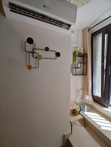 Postel nebo postele na pokoji v ubytování pied-à-terre 13