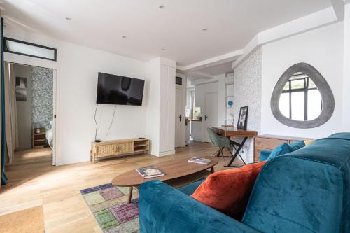 Grand appartement climatisé 2BR avec terrasse