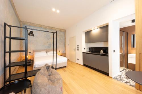 Η κουζίνα ή μικρή κουζίνα στο Camera Vesta Residenza San Valerio
