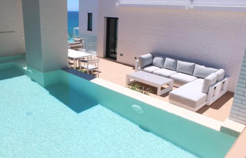 Luxury penthouse with private pool