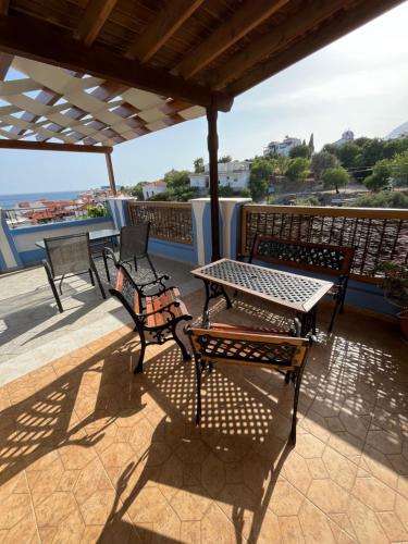 Μπαλκόνι ή βεράντα στο Pantheon Apartments & Studios