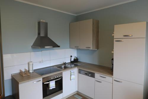 Η κουζίνα ή μικρή κουζίνα στο Centauren Apartment 06 Stylish & zentral Bremen
