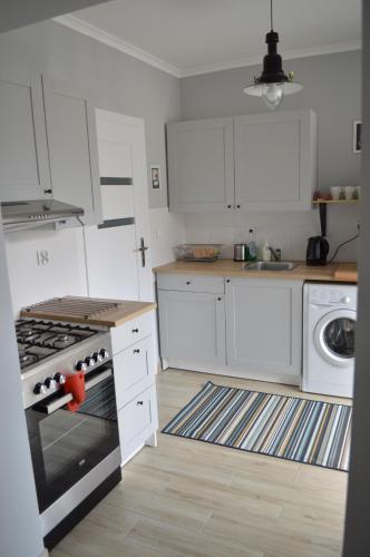 Dapur atau dapur kecil di Balaton Apartamenty