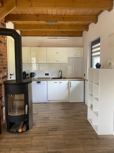 Kuchyň nebo kuchyňský kout v ubytování Modern House