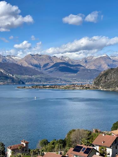 a view of a lake with mountains in the background at ORO, 8 in Bellano