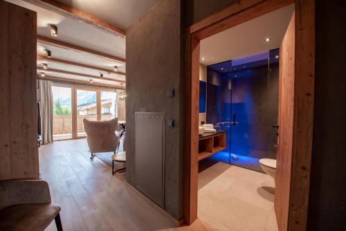 Ένα μπάνιο στο Filzsteinresort Wohnungen Top 8