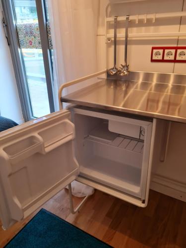 Dapur atau dapur kecil di Apartments Harmsstraße 13