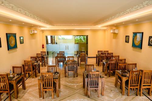 Restaurace v ubytování Amritara Ramila Kutir