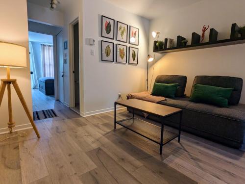 Χώρος καθιστικού στο Les appartements HOMA