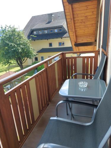 Un balcón o terraza en FEWO Schützenhofer