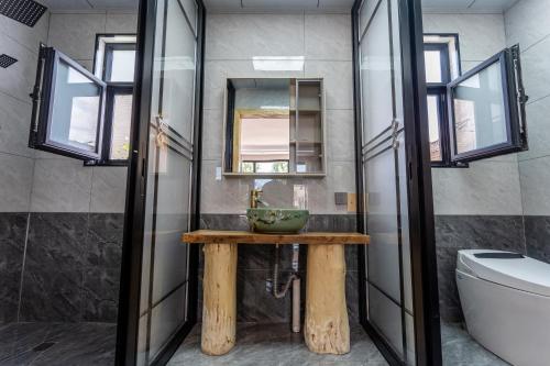 Koupelna v ubytování Nalati Funri Hotel