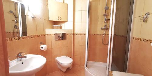 Kúpeľňa v ubytovaní Apartament Pomorski