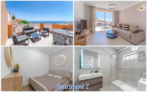 Ocean View apartments with a terrace