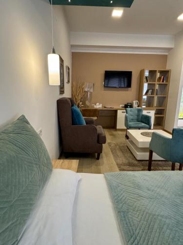 Un lugar para sentarse en Gardenia Hotel & Spa
