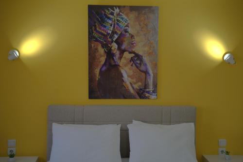 Postel nebo postele na pokoji v ubytování Vila Storia