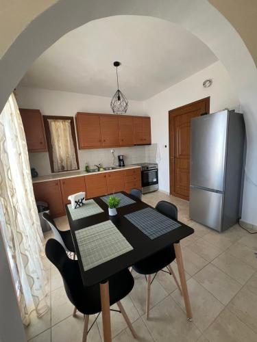 Η κουζίνα ή μικρή κουζίνα στο Sea view villa Kythnos