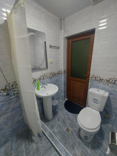 Koupelna v ubytování Hotel Rabat Castle