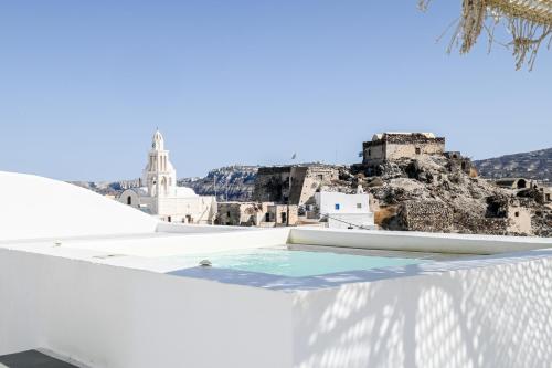 White Curves Santorini