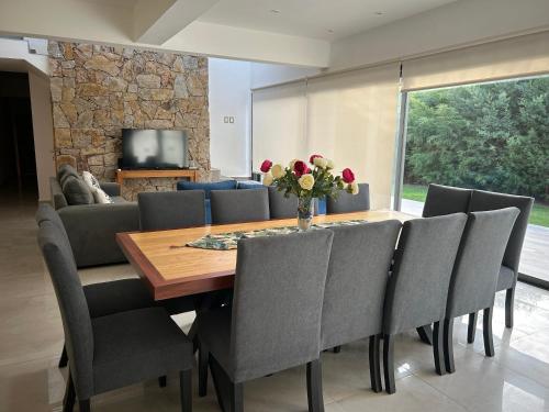 Een zitgedeelte bij Casa Vista Nevada