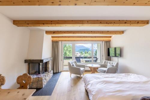 Charming Studio facing Piz Rosatsch photo 2