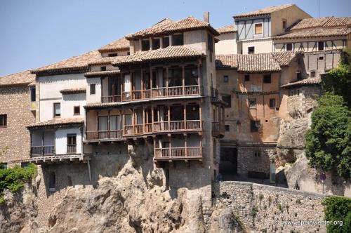 a building on the side of a mountain at Casa Valle del Hontanar in Cardenete