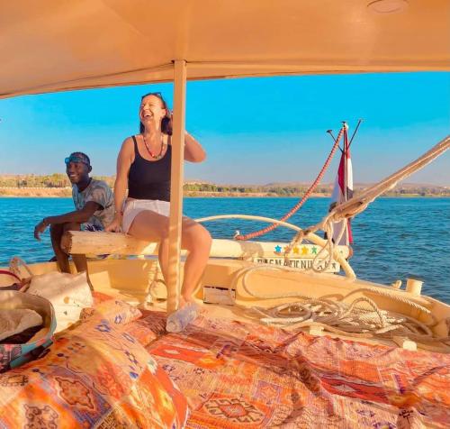 Felucca sailing boat from Aswan to komombo with private bathroom