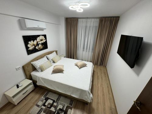 TV a/nebo společenská místnost v ubytování Harmony Loft