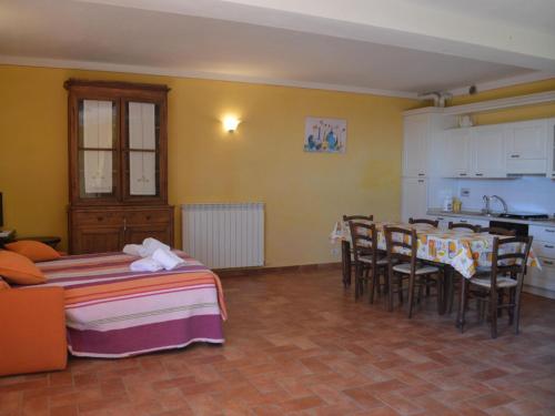 Posteľ alebo postele v izbe v ubytovaní Apartment in Tuscany with Pool and Garden