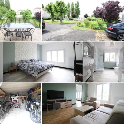 3 chambres - Très grand jardin privée - Terrasse Privée - Garage vélo et moto - Parking voiture privée dans la propriété - Géré par Presta-Zen'Services