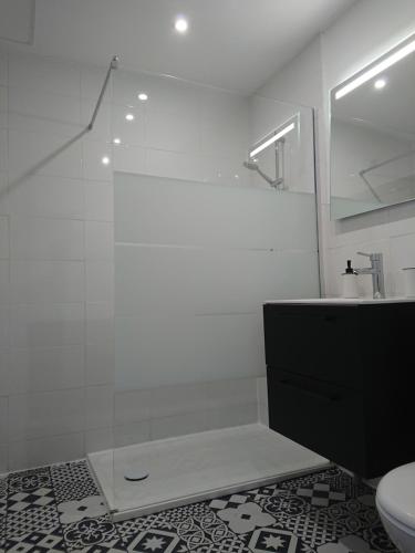 Koupelna v ubytování Gîte d'Hublange