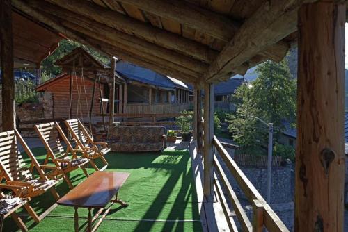 Balkón nebo terasa v ubytování Mestialux Guesthouse