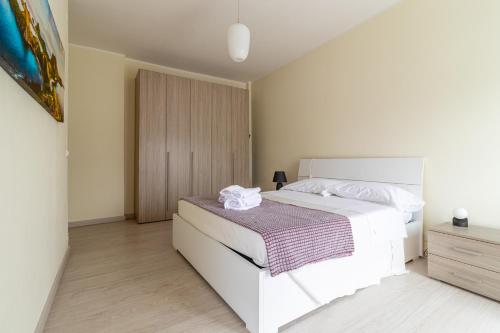 Postel nebo postele na pokoji v ubytování Best Apartment in Cossato