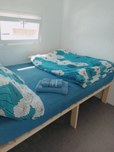 Postel nebo postele na pokoji v ubytování Mobilheim Pod Vyhlidkou